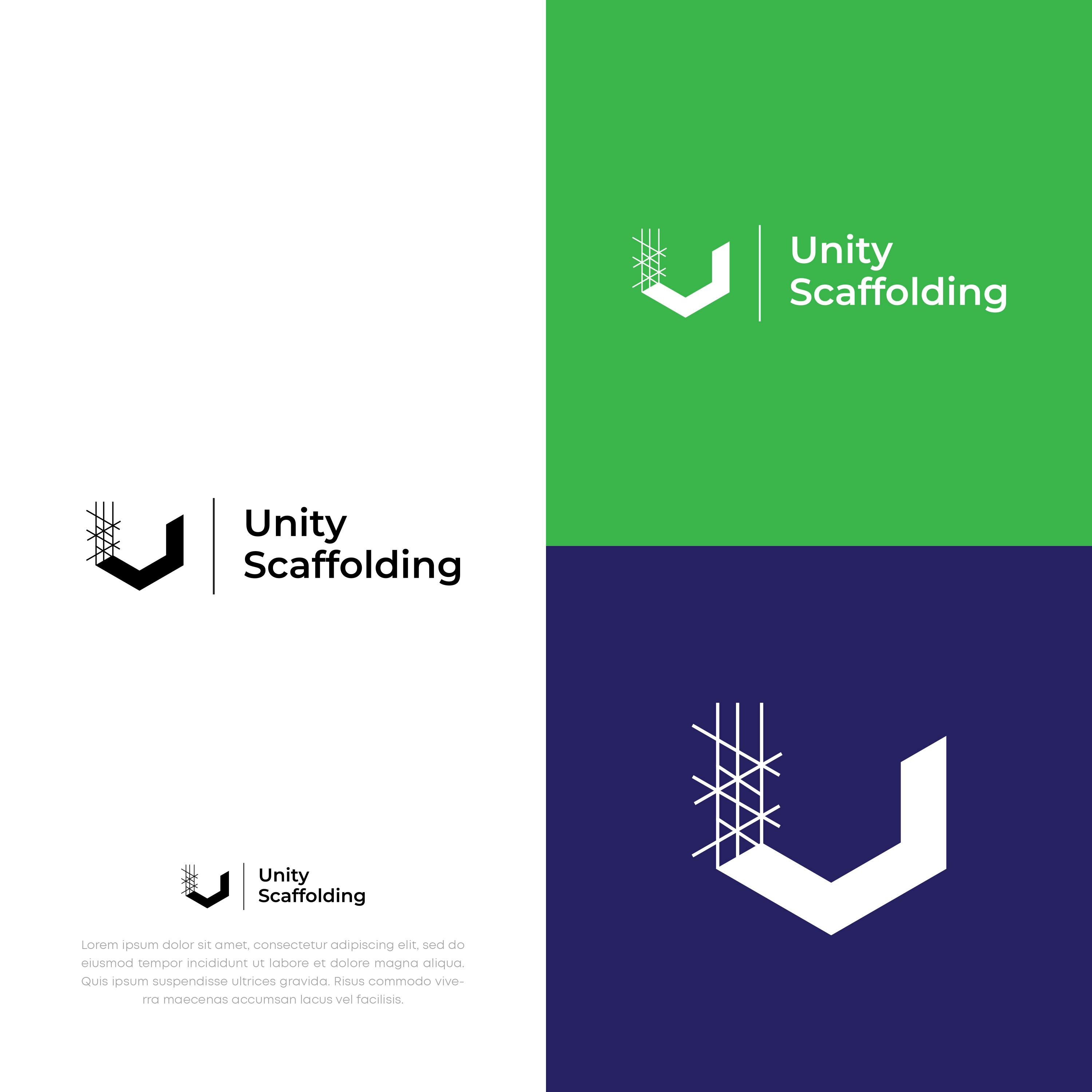 Logo Design by vramar.roy for Unity Scaffolding  | Design #30474550