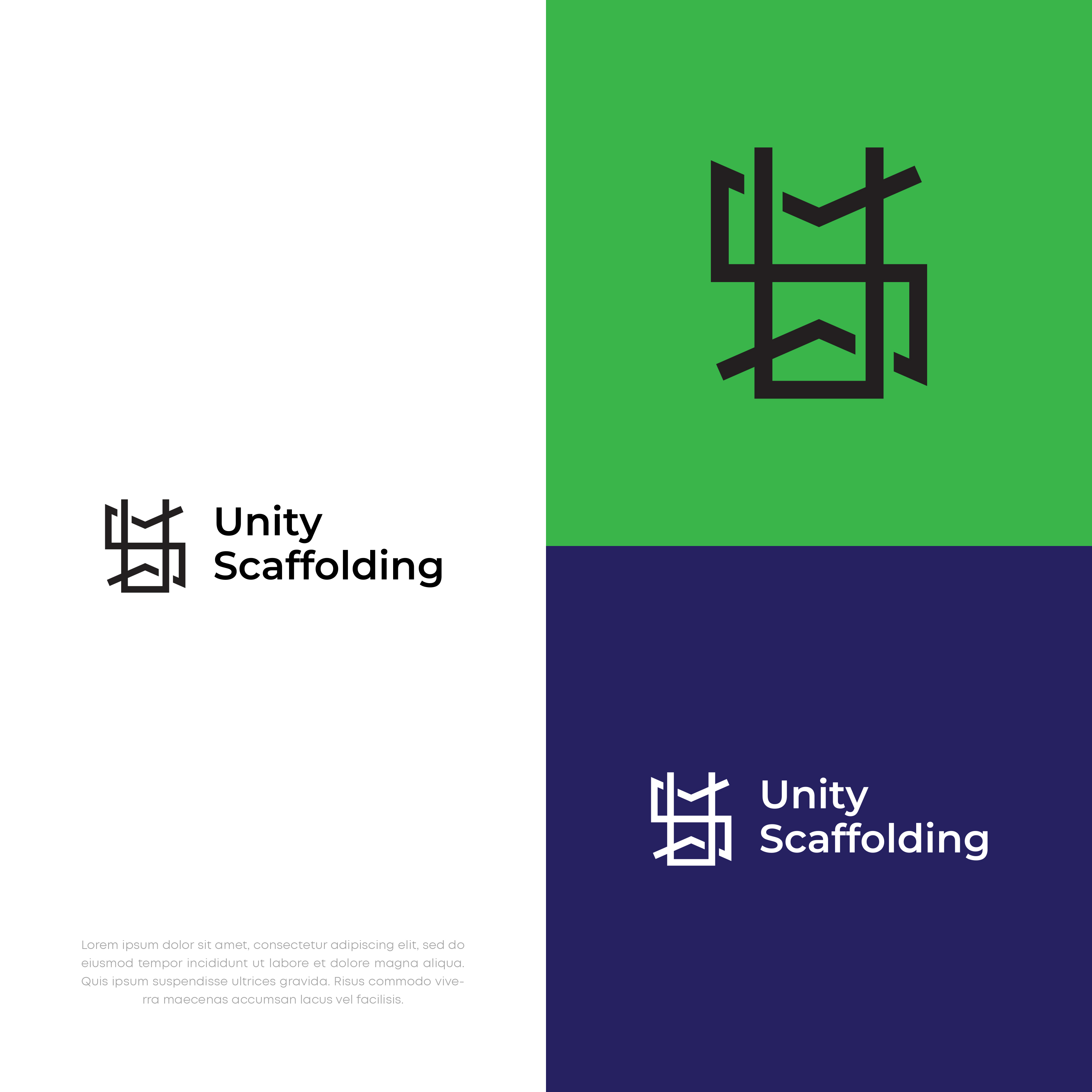 Diseño de Logo por vramar.roy para Unity Scaffolding  | Diseño #30474551