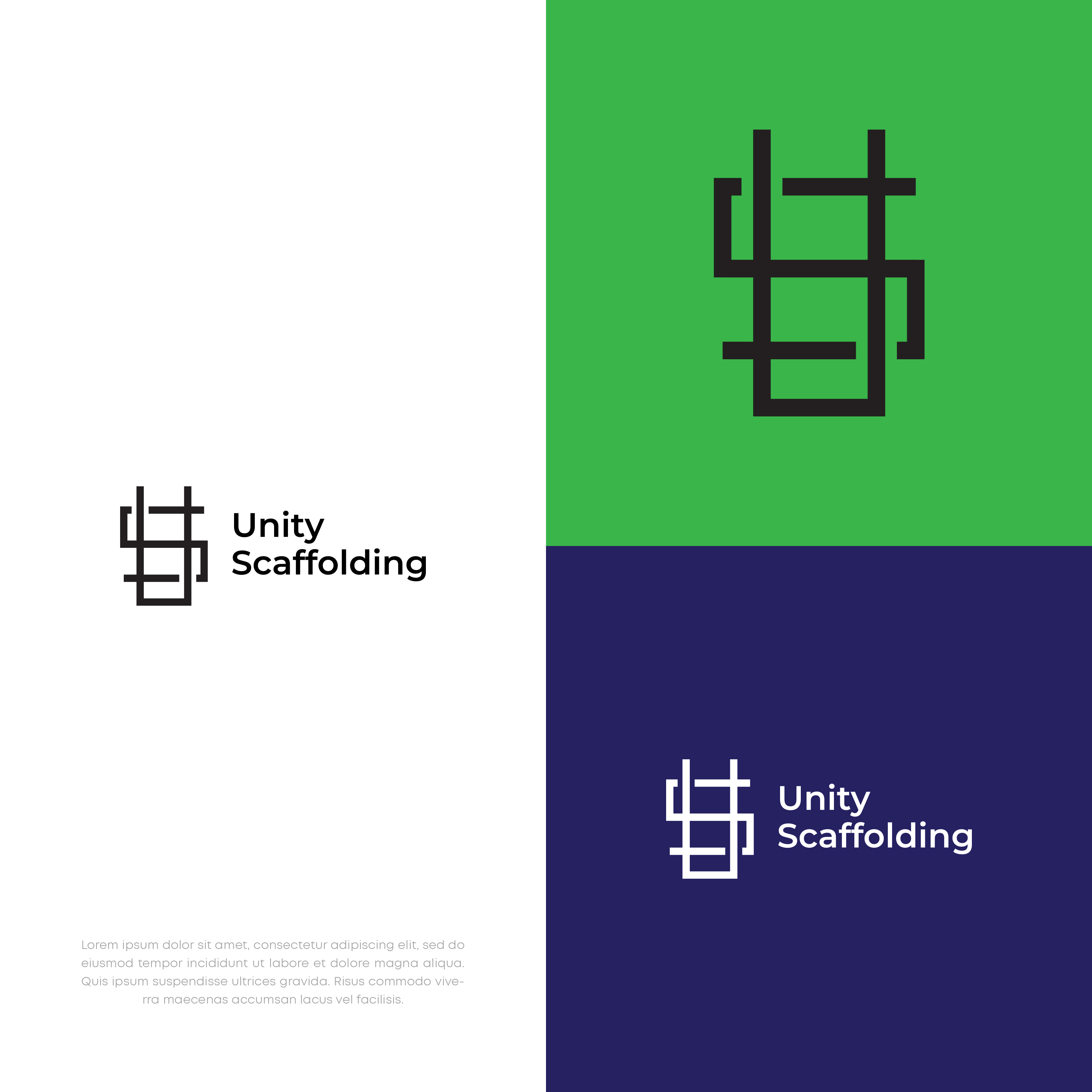 Logo Design by vramar.roy for Unity Scaffolding  | Design #30474552