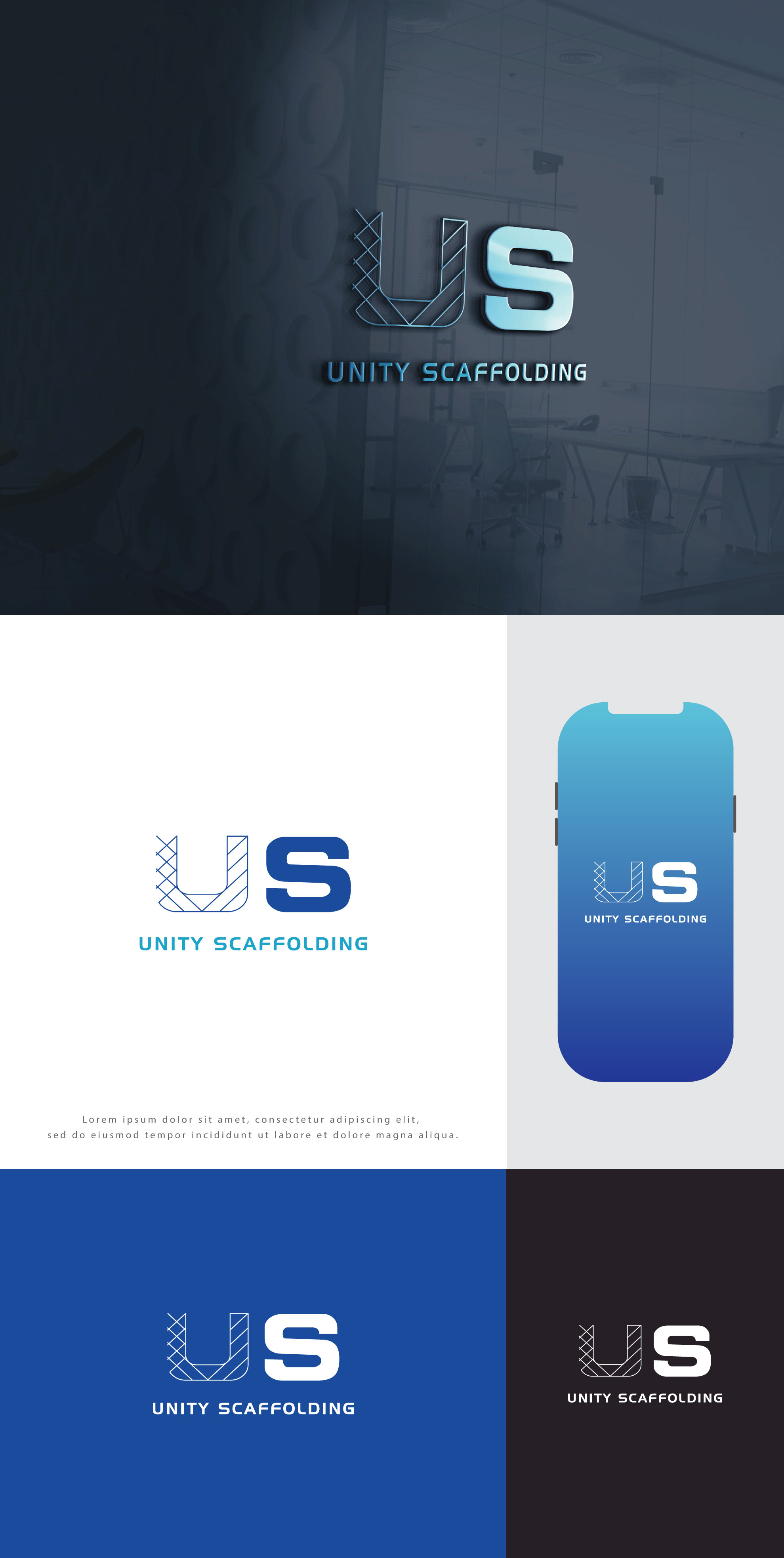 Diseño de Logo por Mohammad_Rasel para Unity Scaffolding  | Diseño #30483614