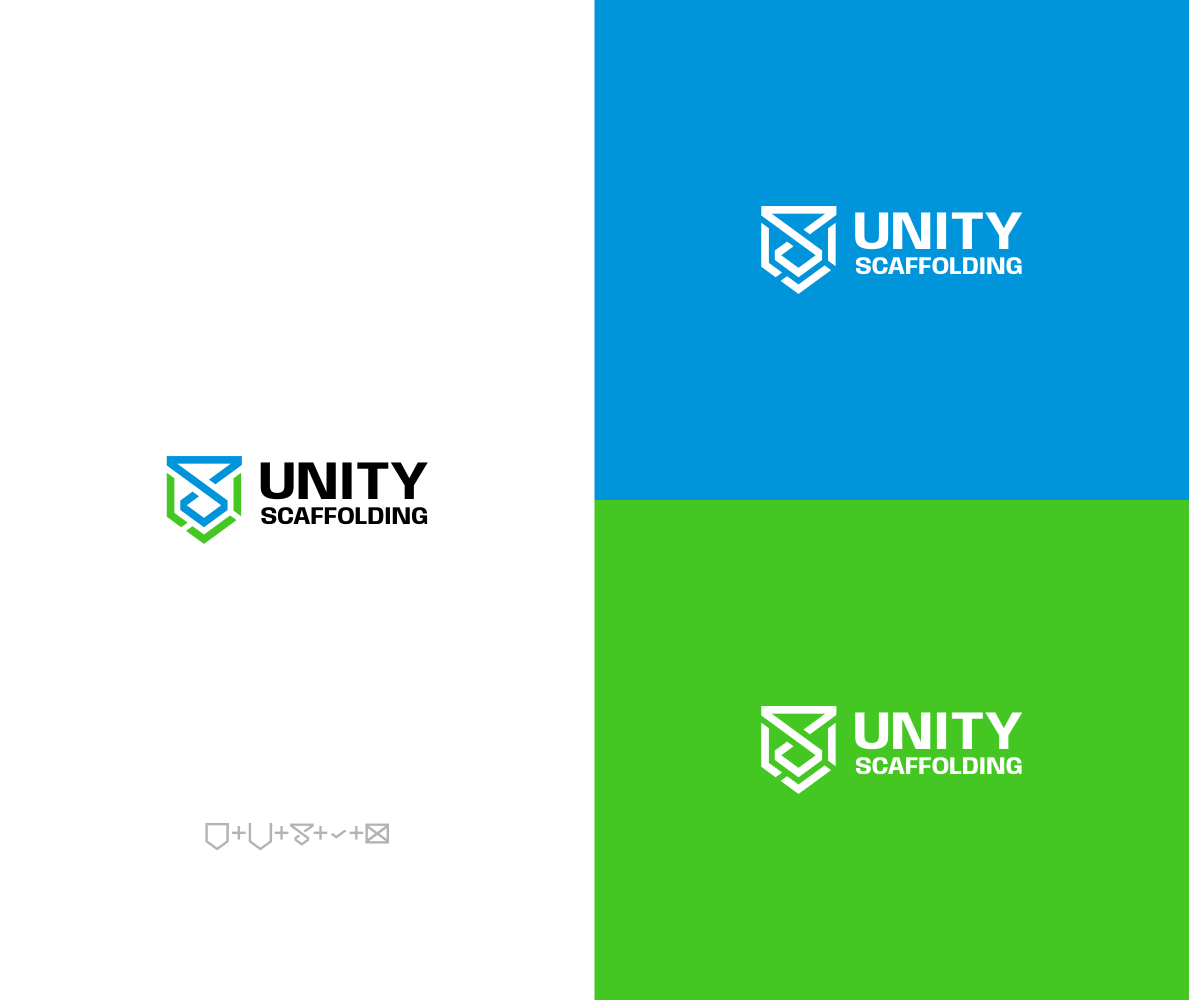 Logo Design by Riaper for Unity Scaffolding  | Design #30472155