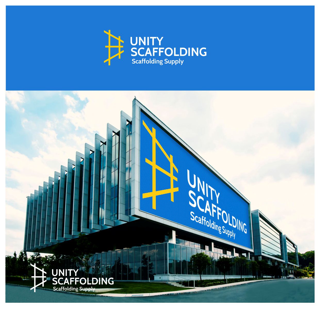 Logo Design by Srdjan 3 for Unity Scaffolding  | Design #30481334