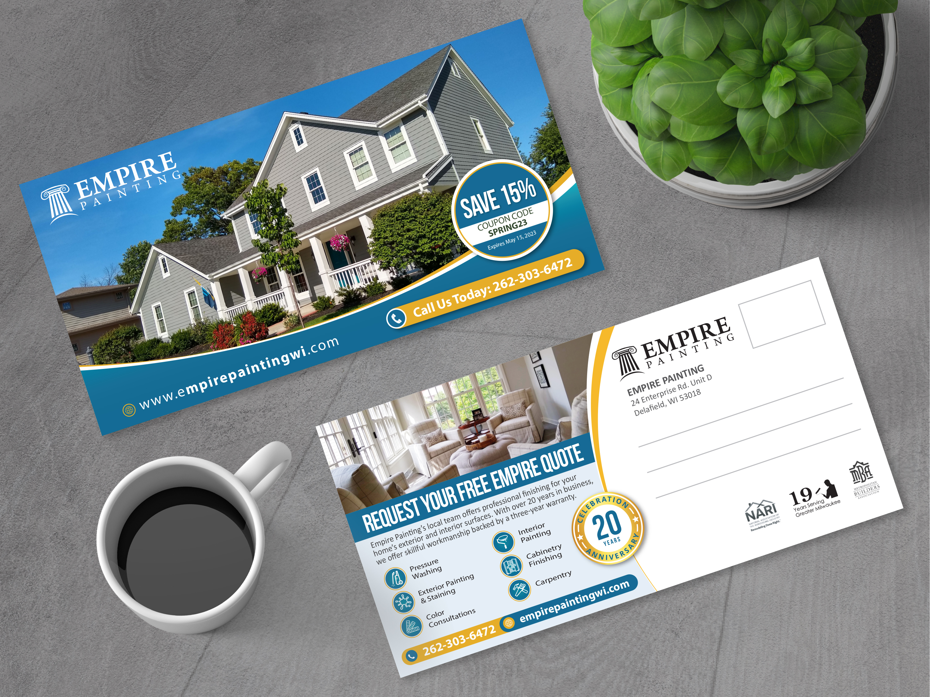 Flyer Design by alex989 for Empire Painting | Design #30468289