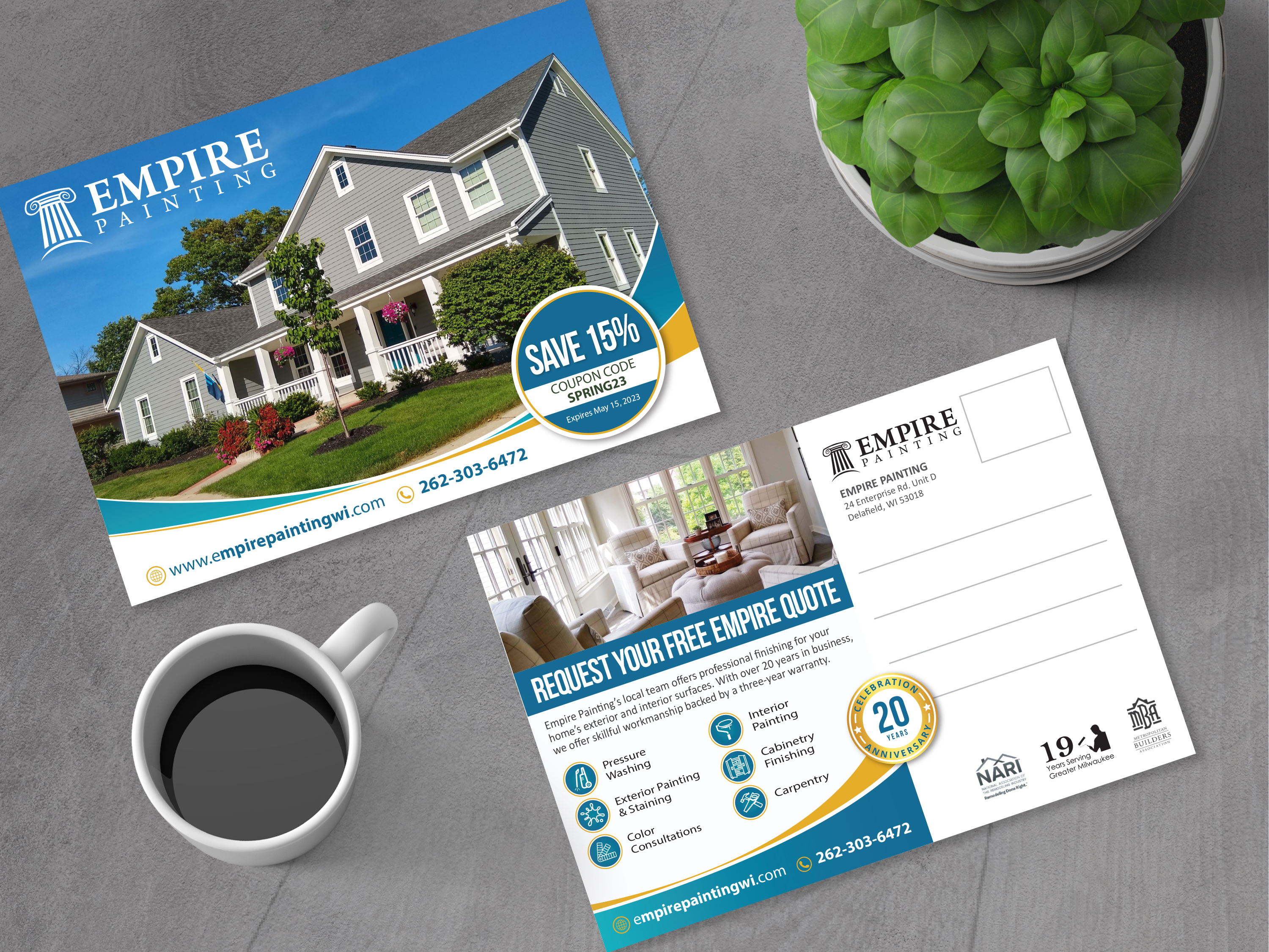 Flyer Design by alex989 for Empire Painting | Design #30468345