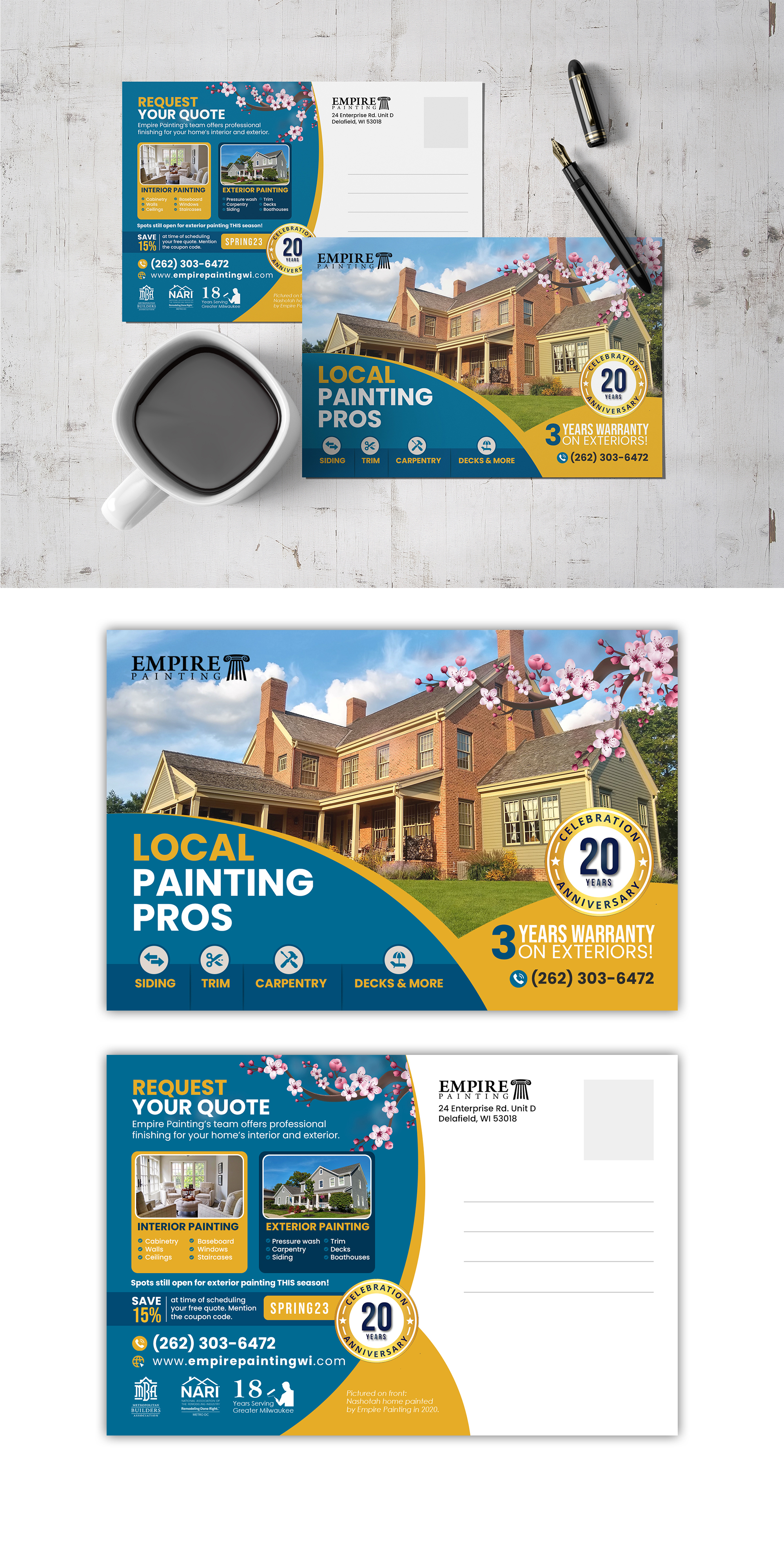 Flyer-Design von debdesign für Empire Painting | Design #30470943