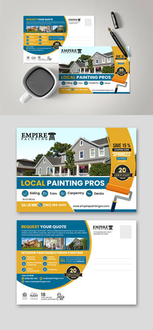 Diseño de Flyer por debdesign para Empire Painting | Diseño: #30471185