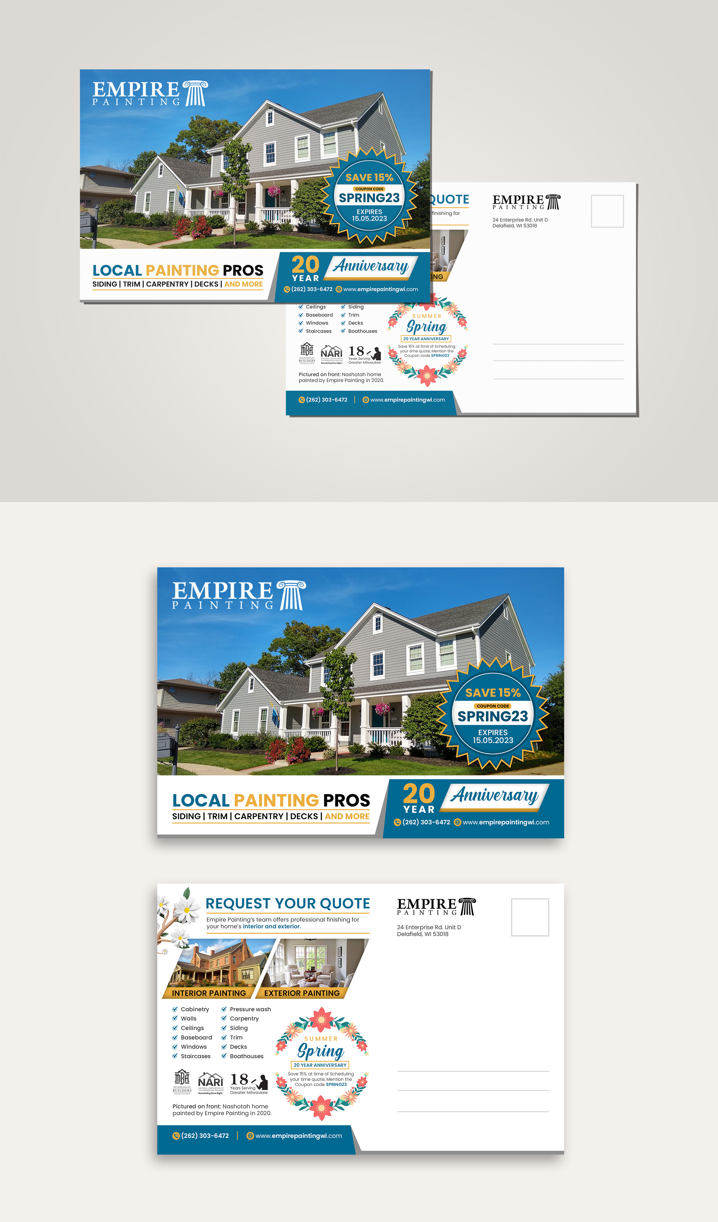 Flyer Design by debdesign for Empire Painting | Design #30471492