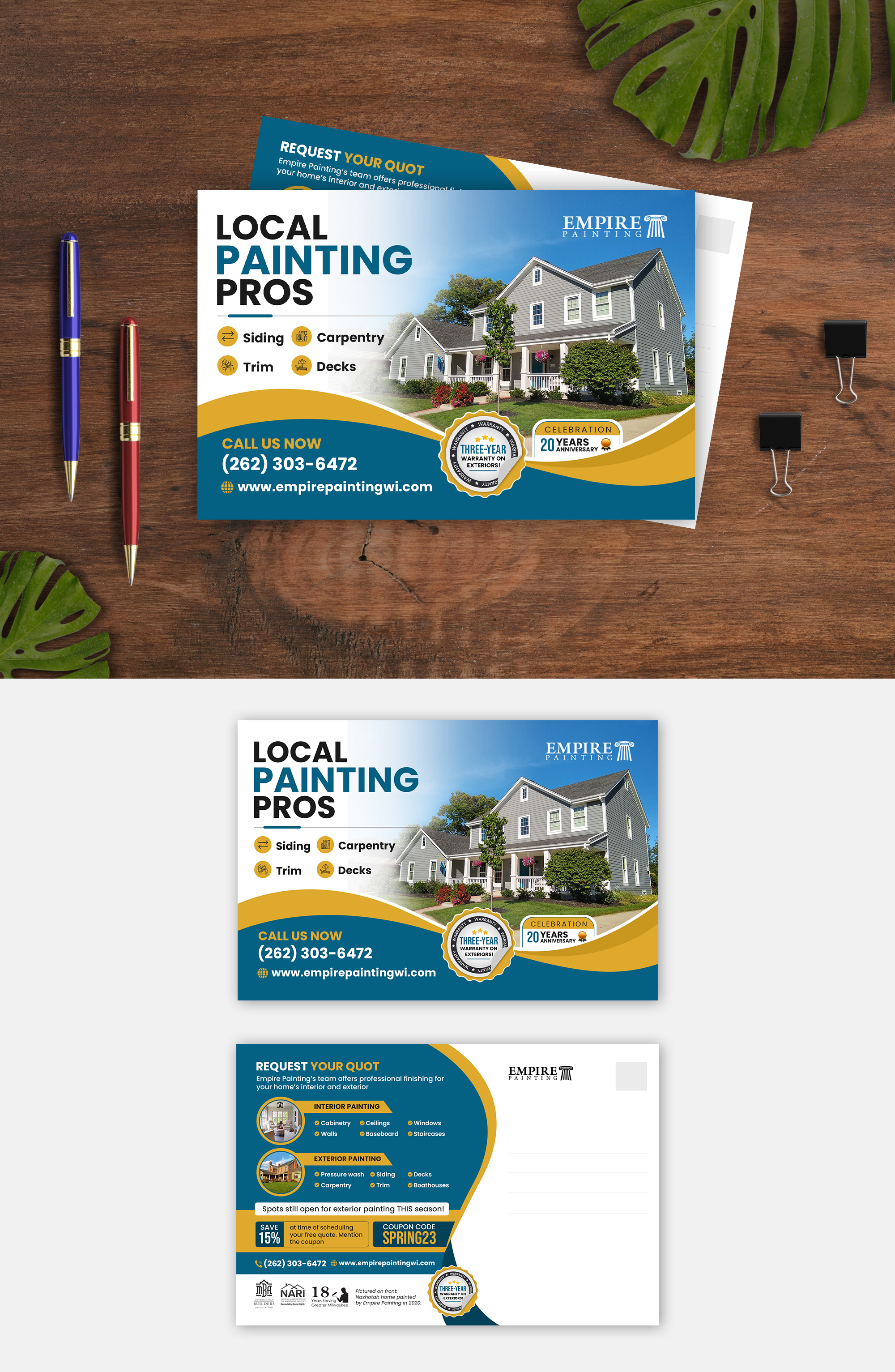 Flyer Design by debdesign for Empire Painting | Design #30471874