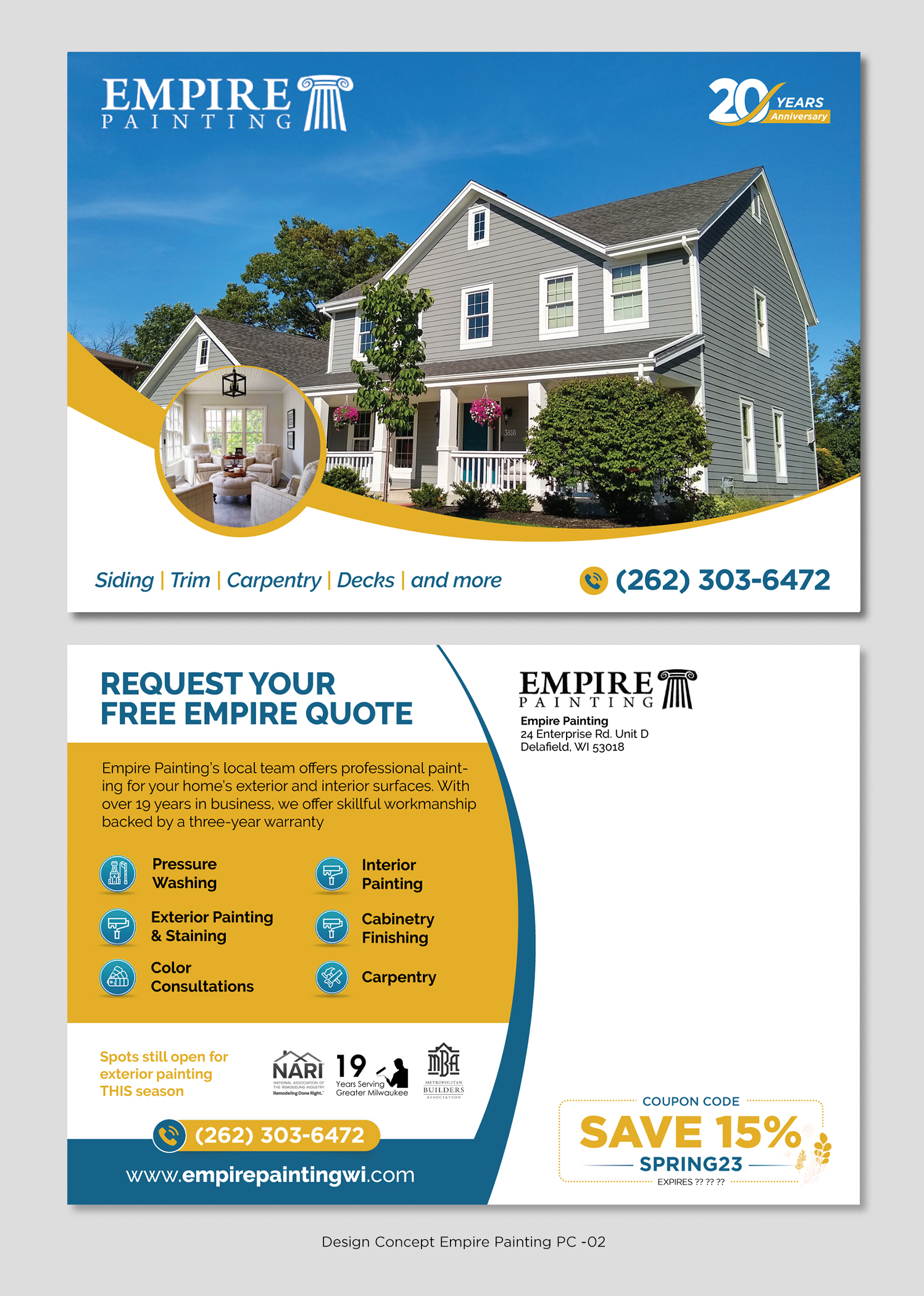 Flyer-Design von D Creative für Empire Painting | Design #30474680