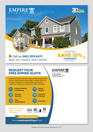 Diseño de Flyer por D Creative para Empire Painting | Diseño: #30556949