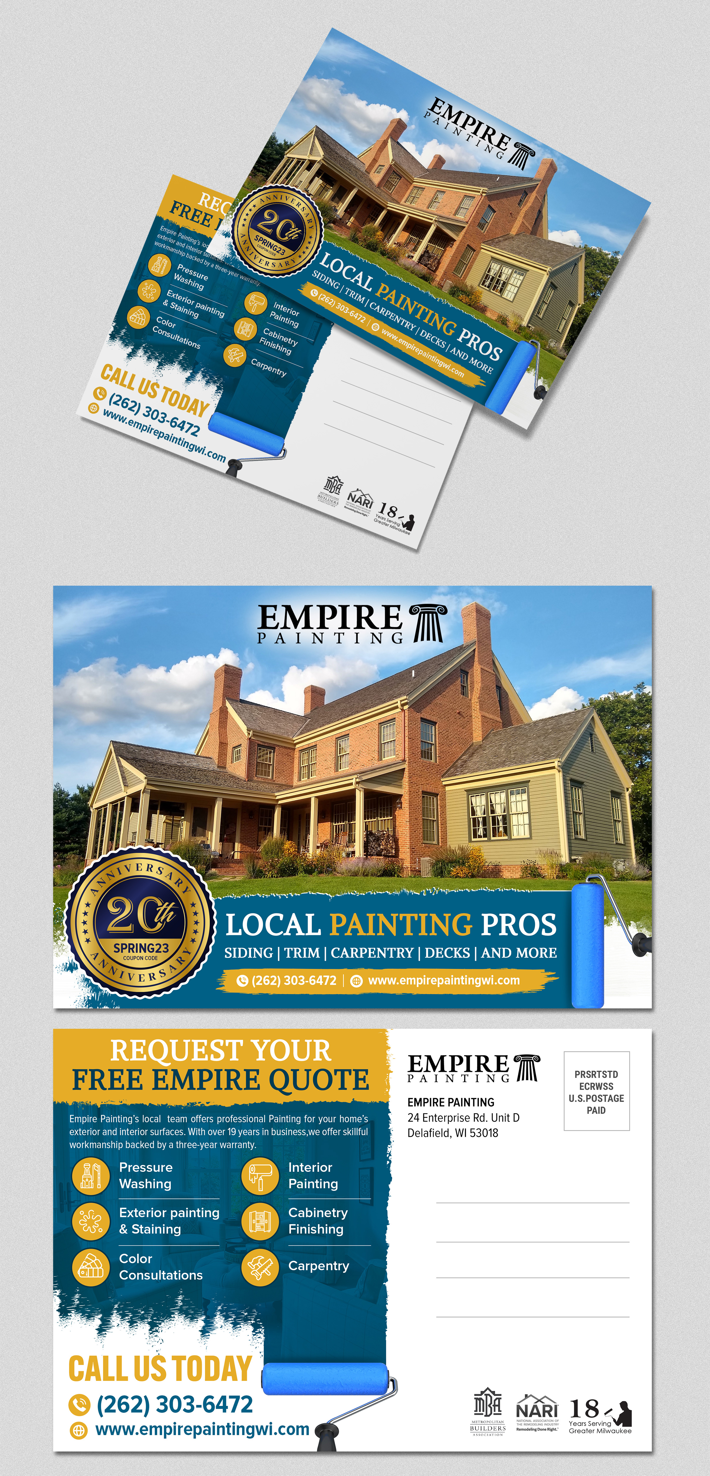 Diseño de Flyer por SAI DESIGNS para Empire Painting | Diseño #30471421