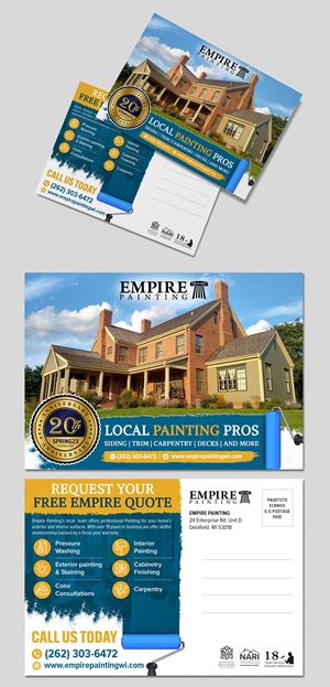 Diseño de Flyer por SAI DESIGNS para Empire Painting | Diseño: #30471421