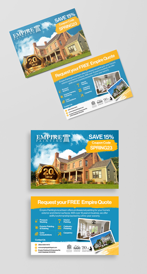 Flyer-Design von Graphic Guy für Empire Painting | Design #30472829