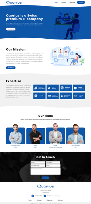 Diseño Web por Hukam Solanki para este proyecto | Diseño: #30501960