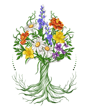 Build My Family Tree in Flowers & Norse Mythology
