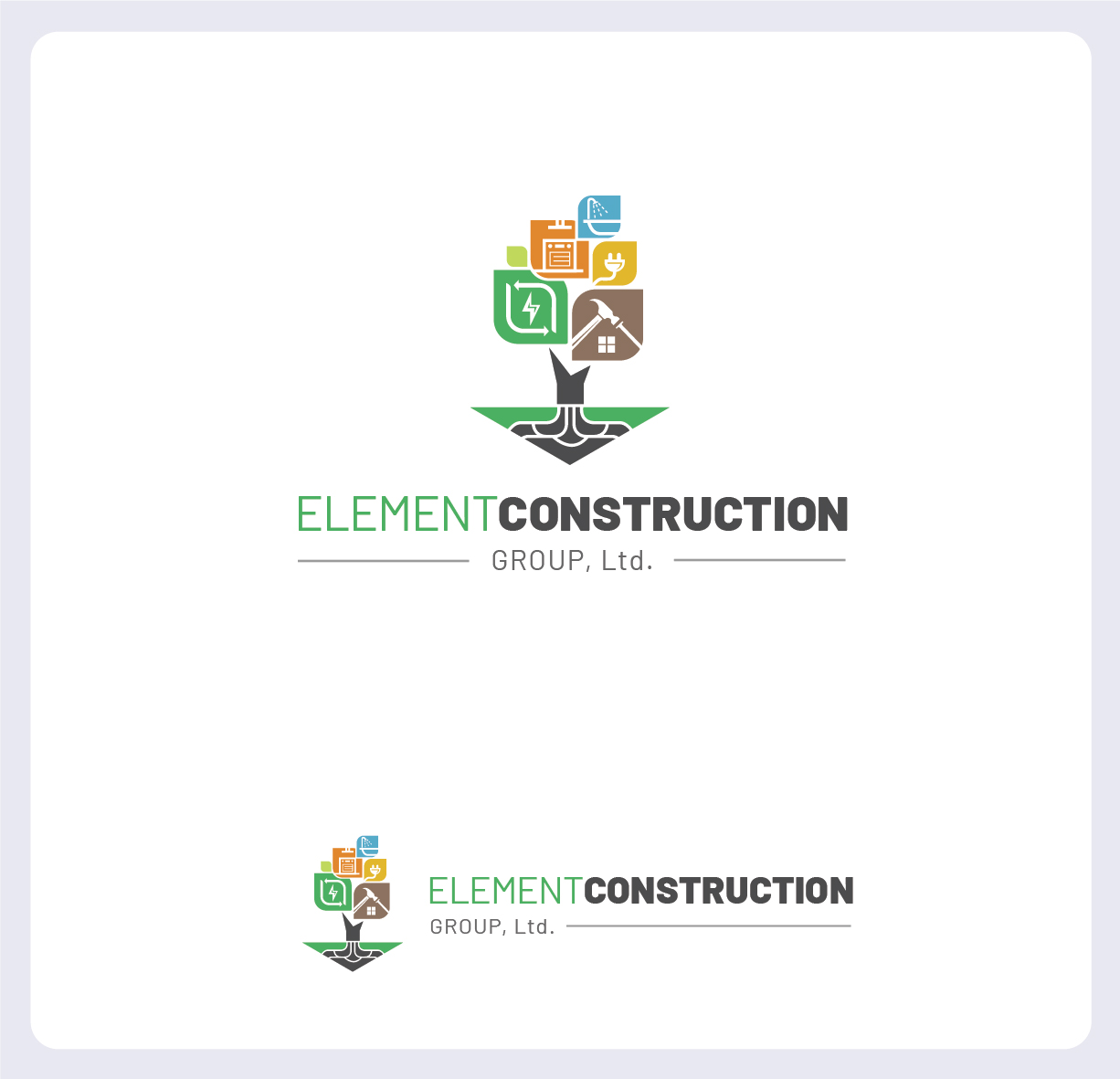Design de Logo par LaGregz pour Element Construction Group Ltd | Design #30495574
