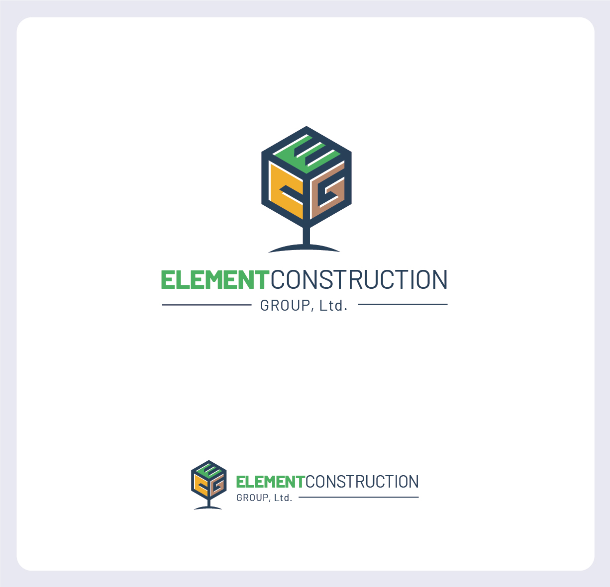 Logo-Design von LaGregz für Element Construction Group Ltd | Design #30495737
