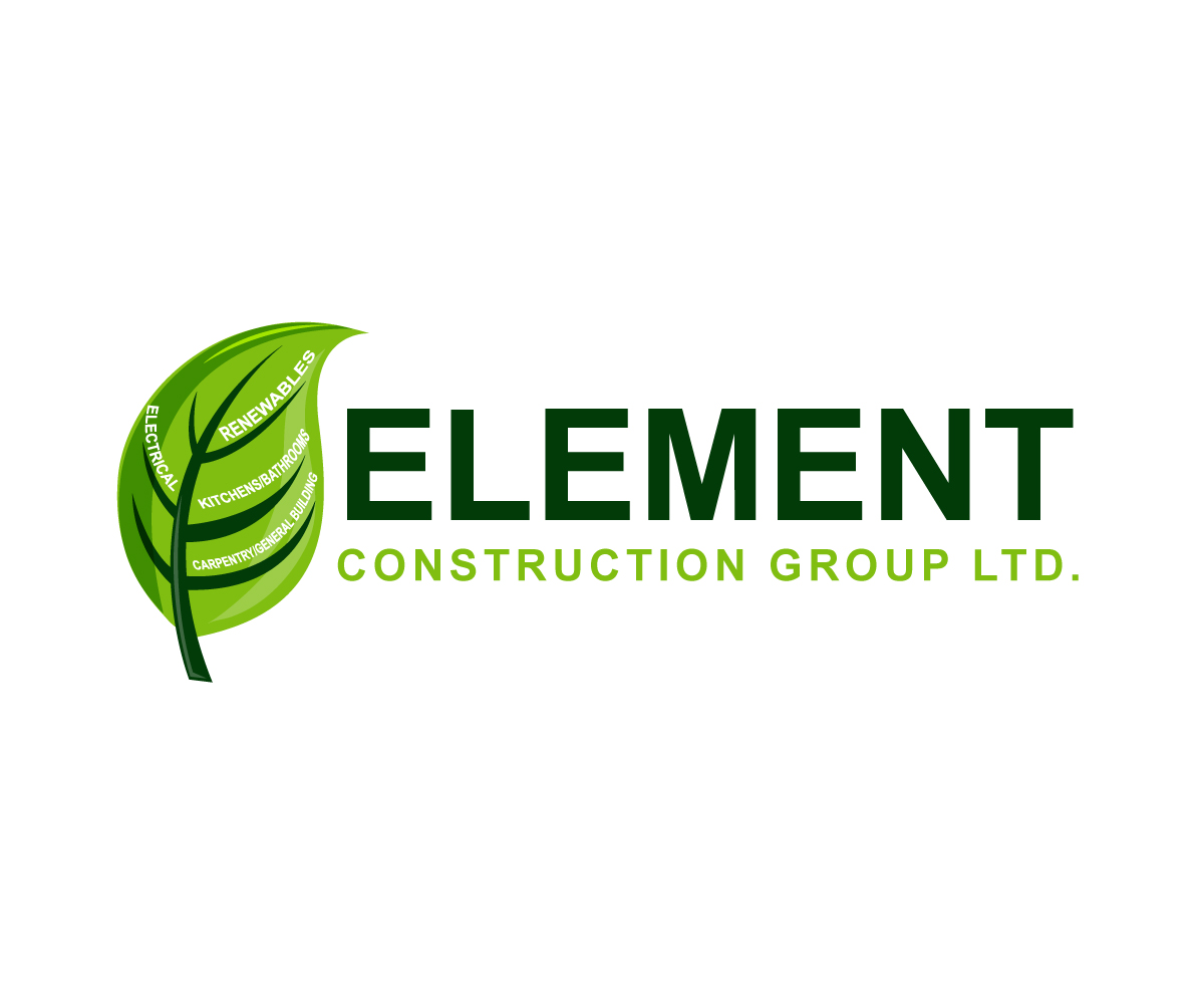 Logo Design by Paint-Tools for Element Construction Group Ltd | Design #30479456