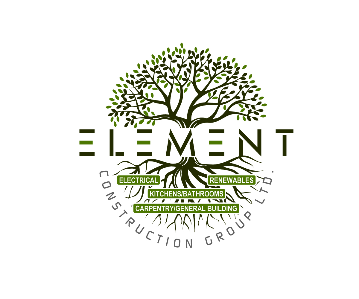 Logo Design by Paint-Tools for Element Construction Group Ltd | Design #30479457