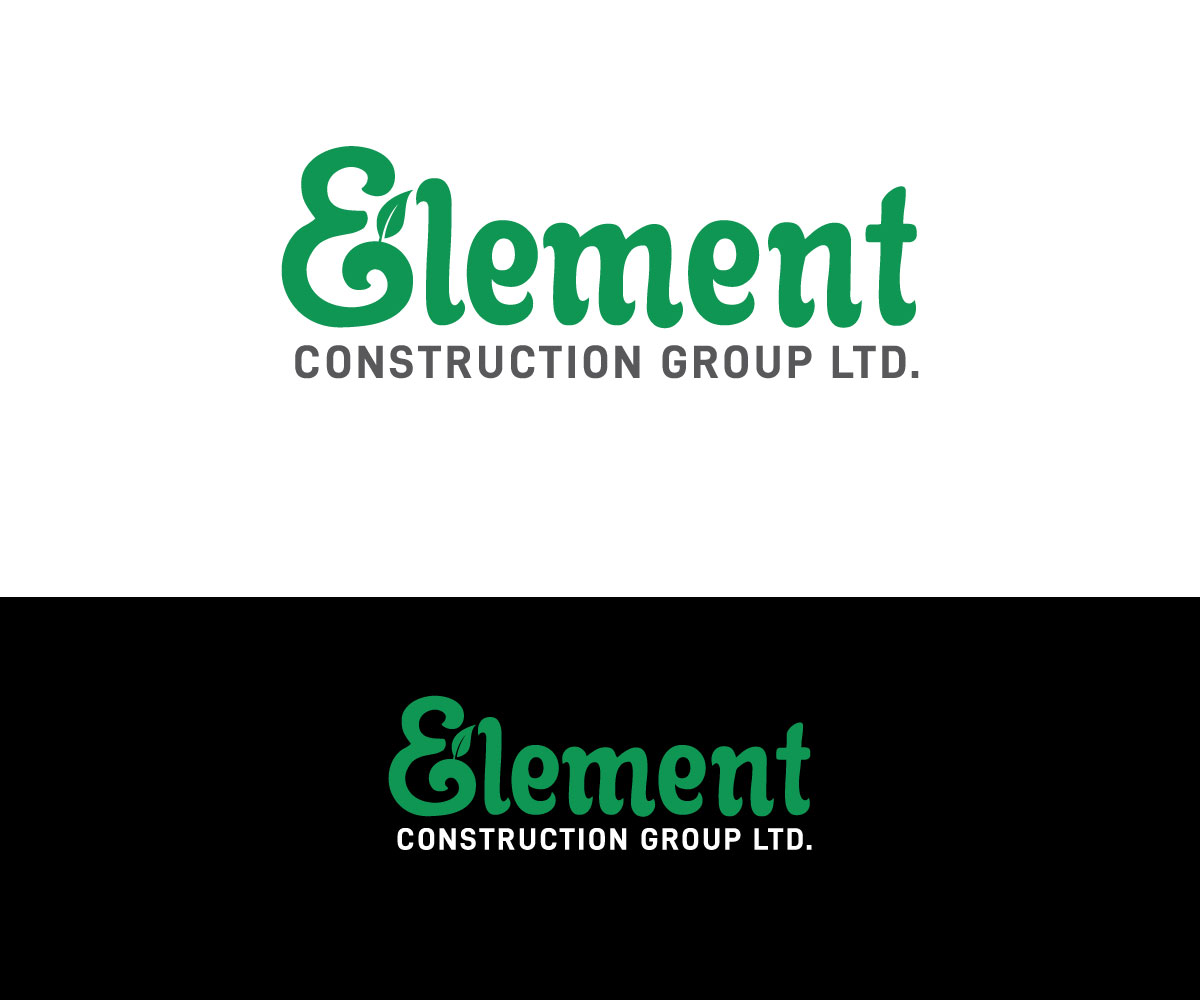 Logo Design by RaKu 2 for Element Construction Group Ltd | Design #30507246