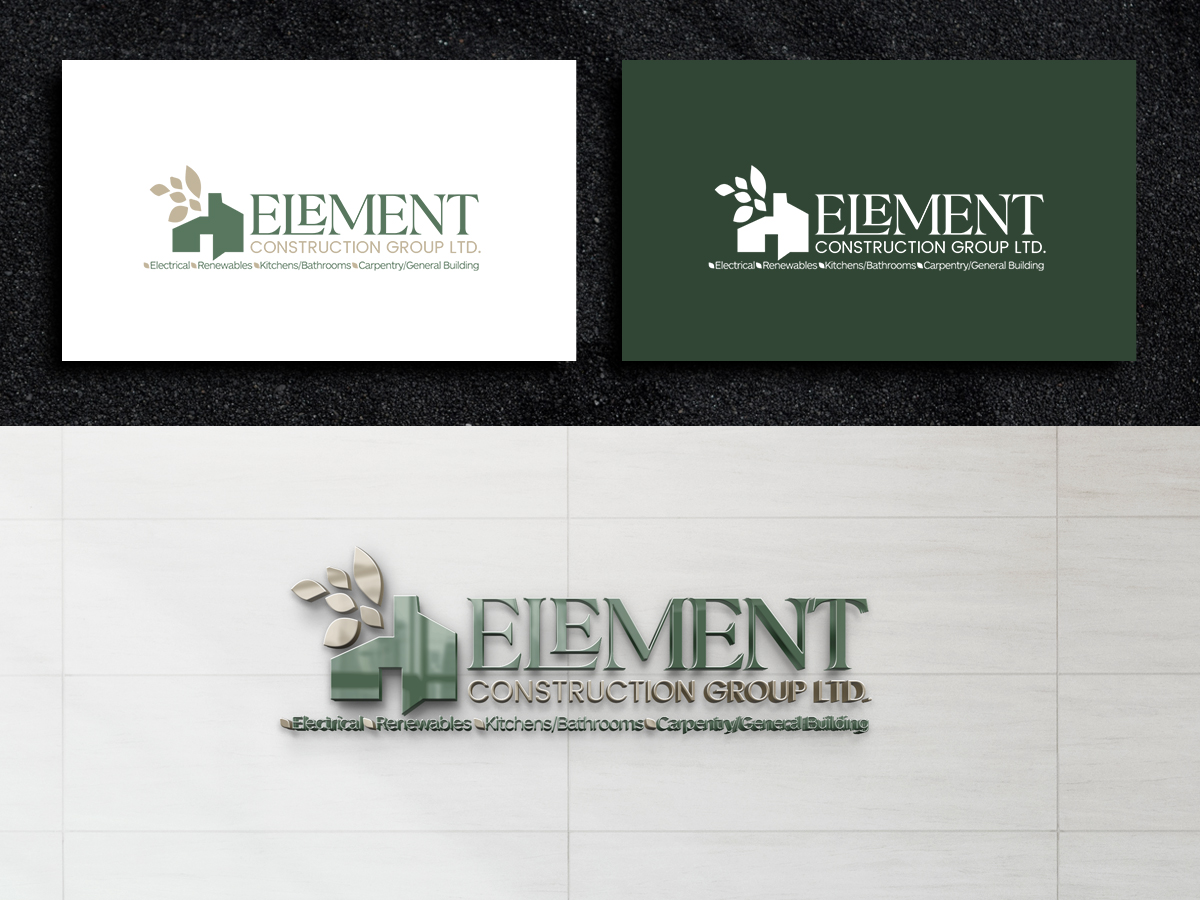Logo Design by ArtSamurai for Element Construction Group Ltd | Design #30477053
