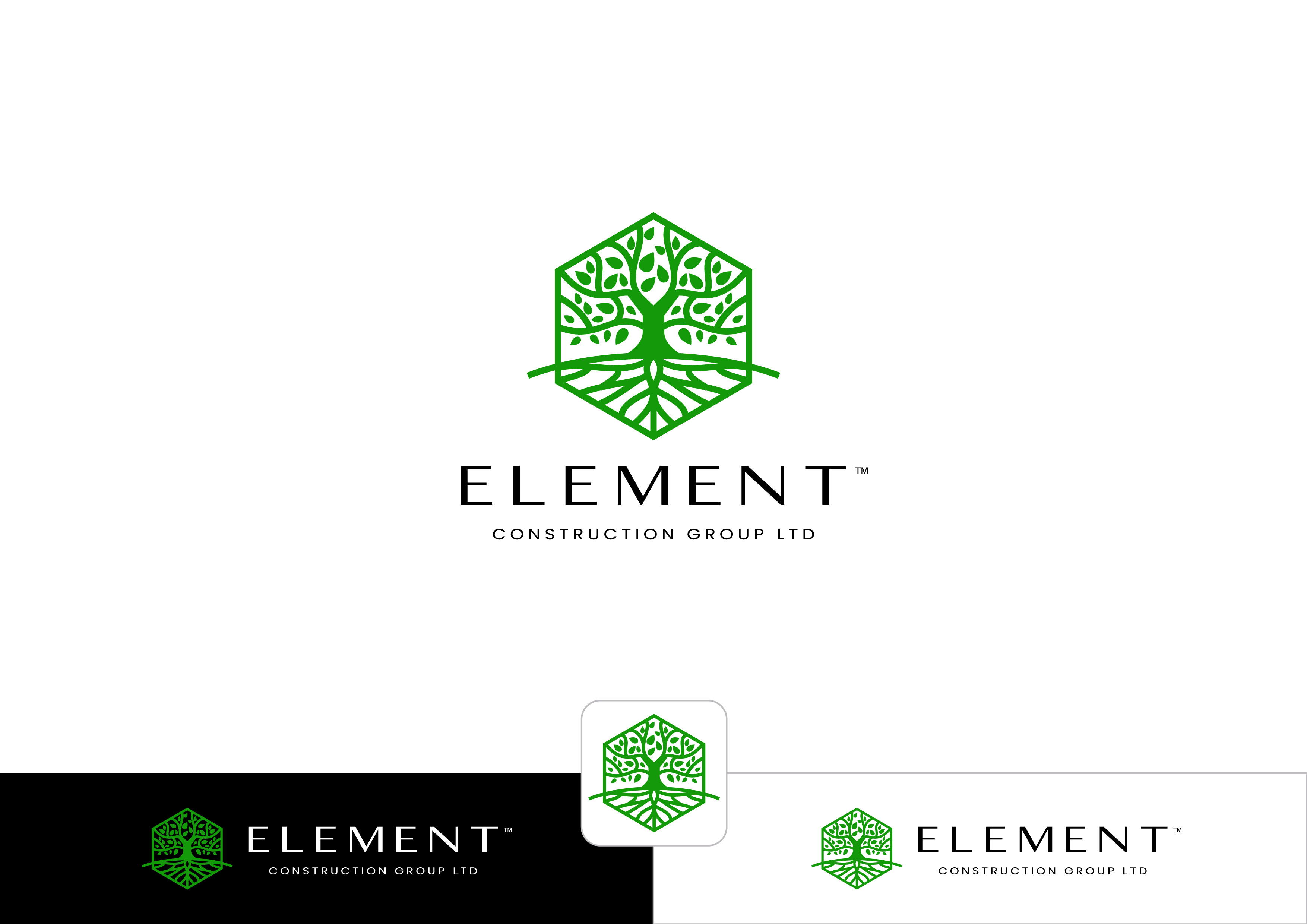 Logo Design by ~idiaz~ for Element Construction Group Ltd | Design #30489195