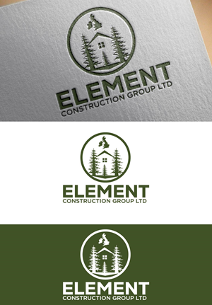 Logo Design by fly  design for Element Construction Group Ltd | Design: #30478820