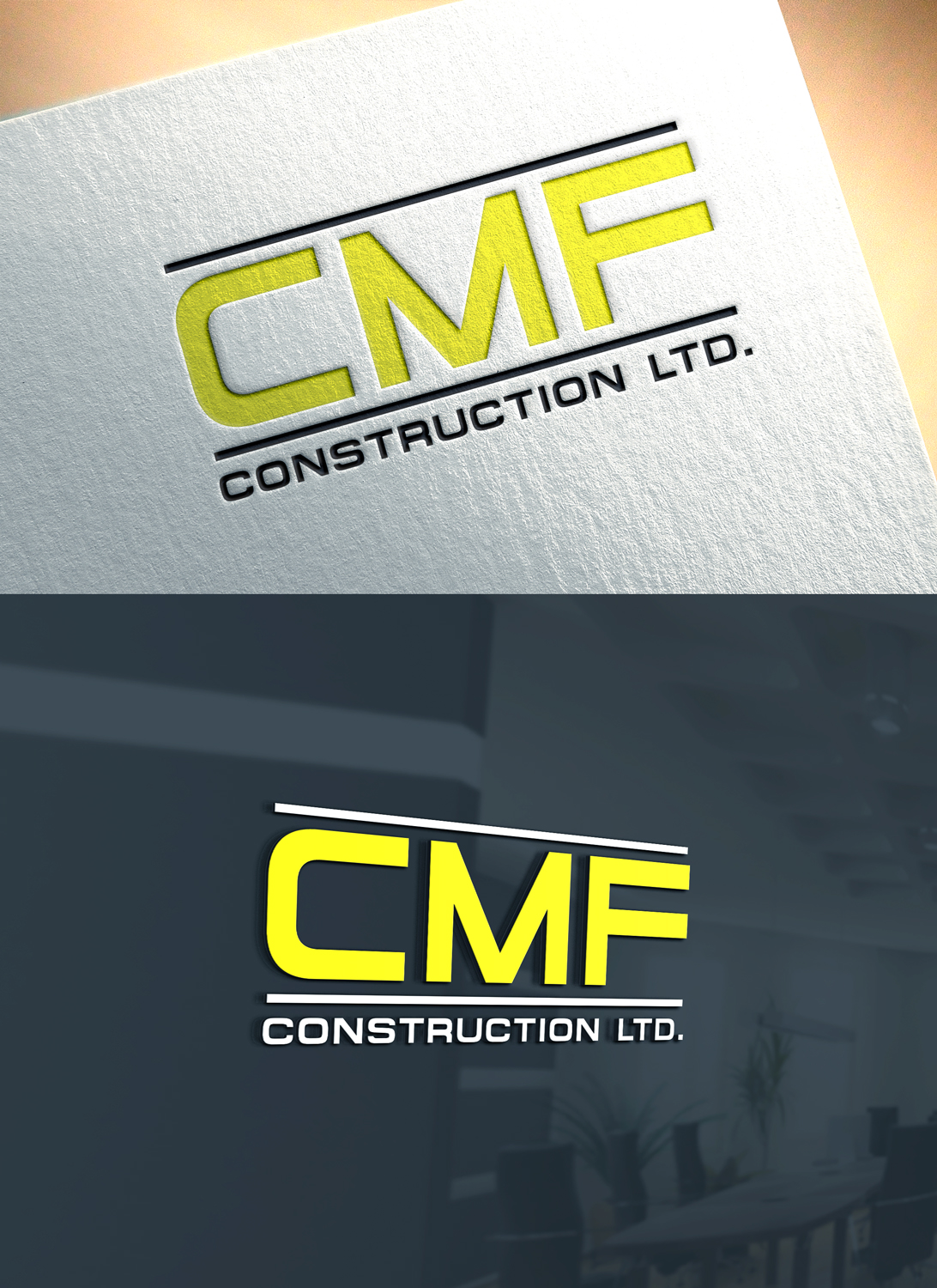 Logo Design by RaKu 2 for CMF Construction Ltd. | Design #30510781