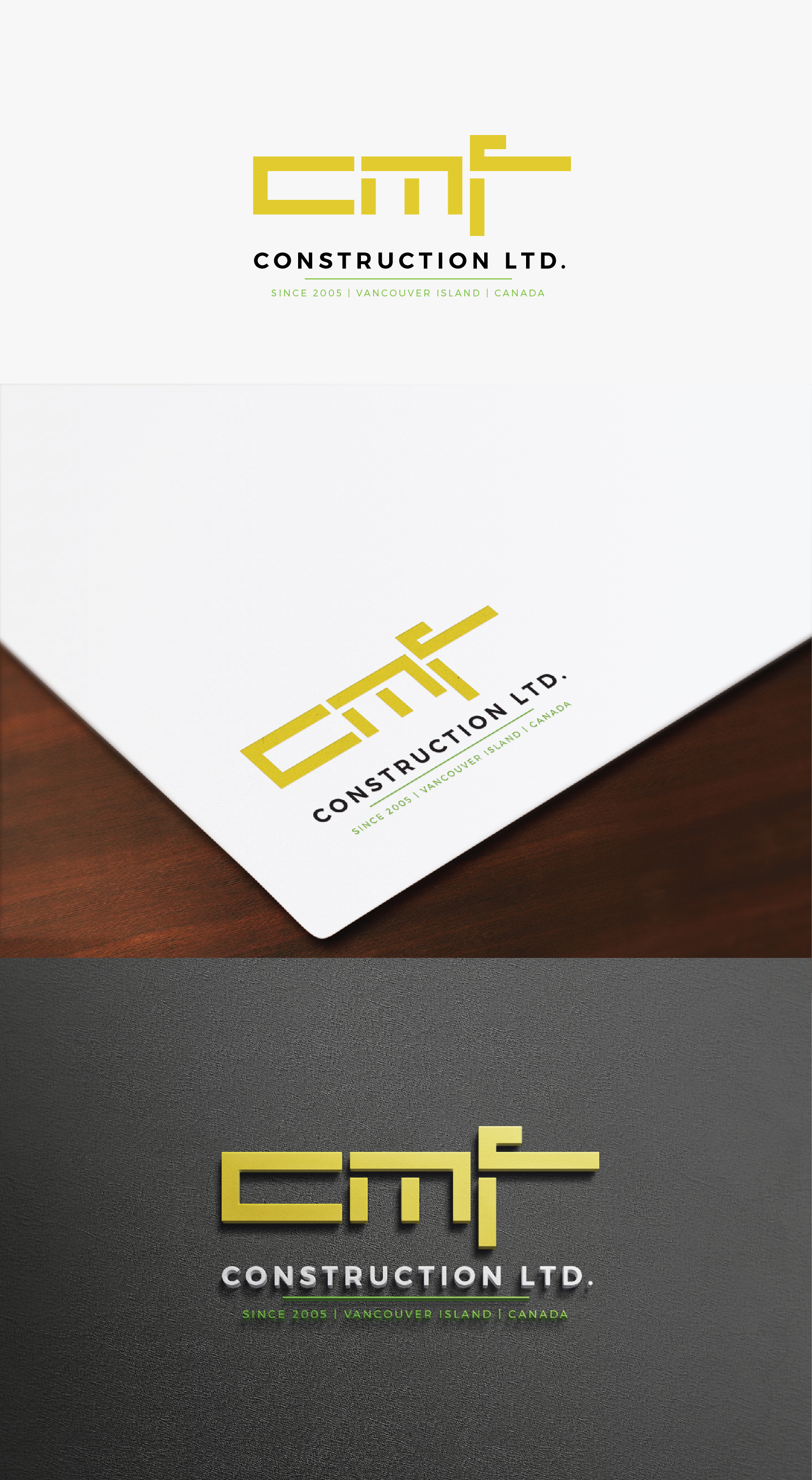 Logo Design by IMilenovic for CMF Construction Ltd. | Design #30483025