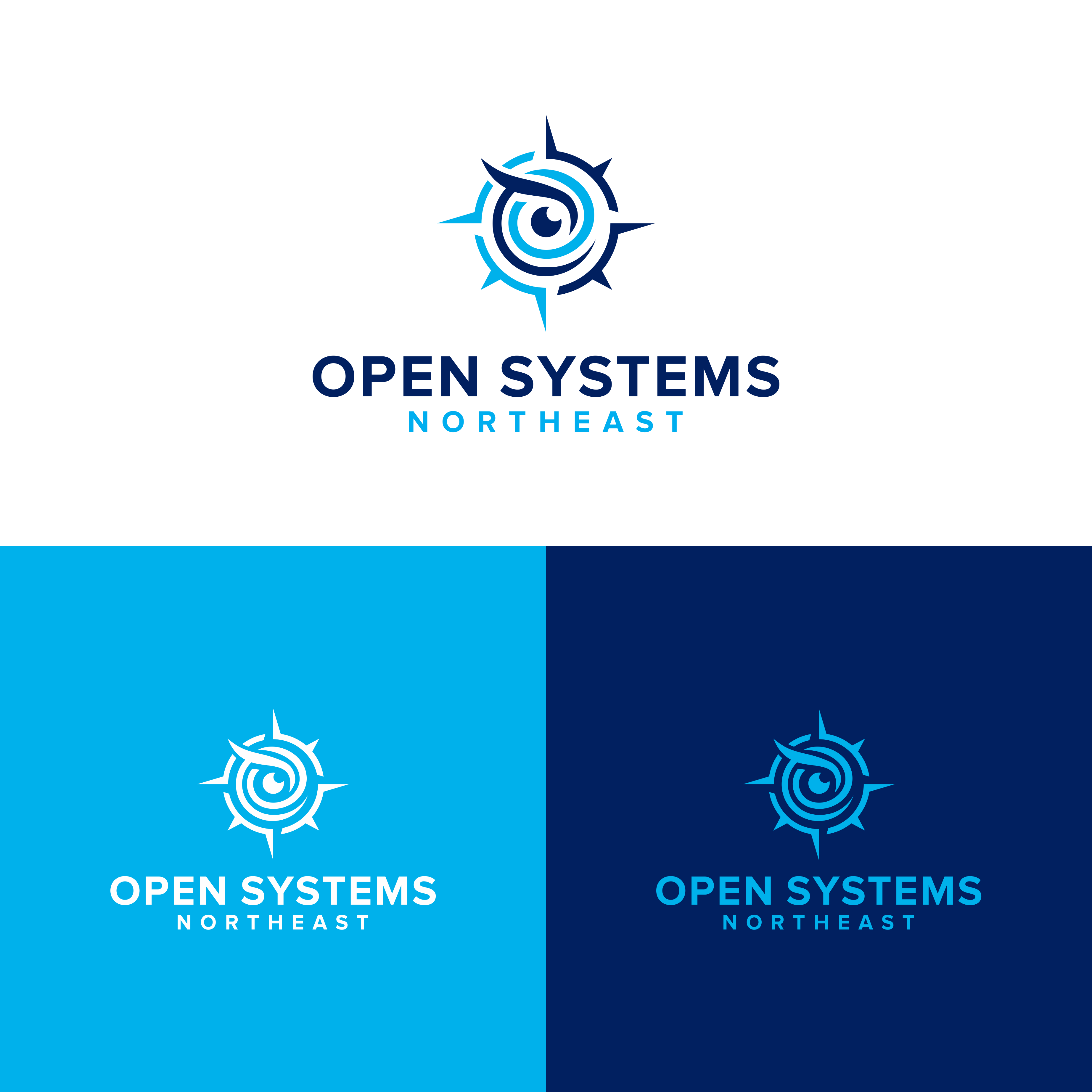 Logo Design by achil78 for Open Systems Northeast, Inc. | Design #30478488