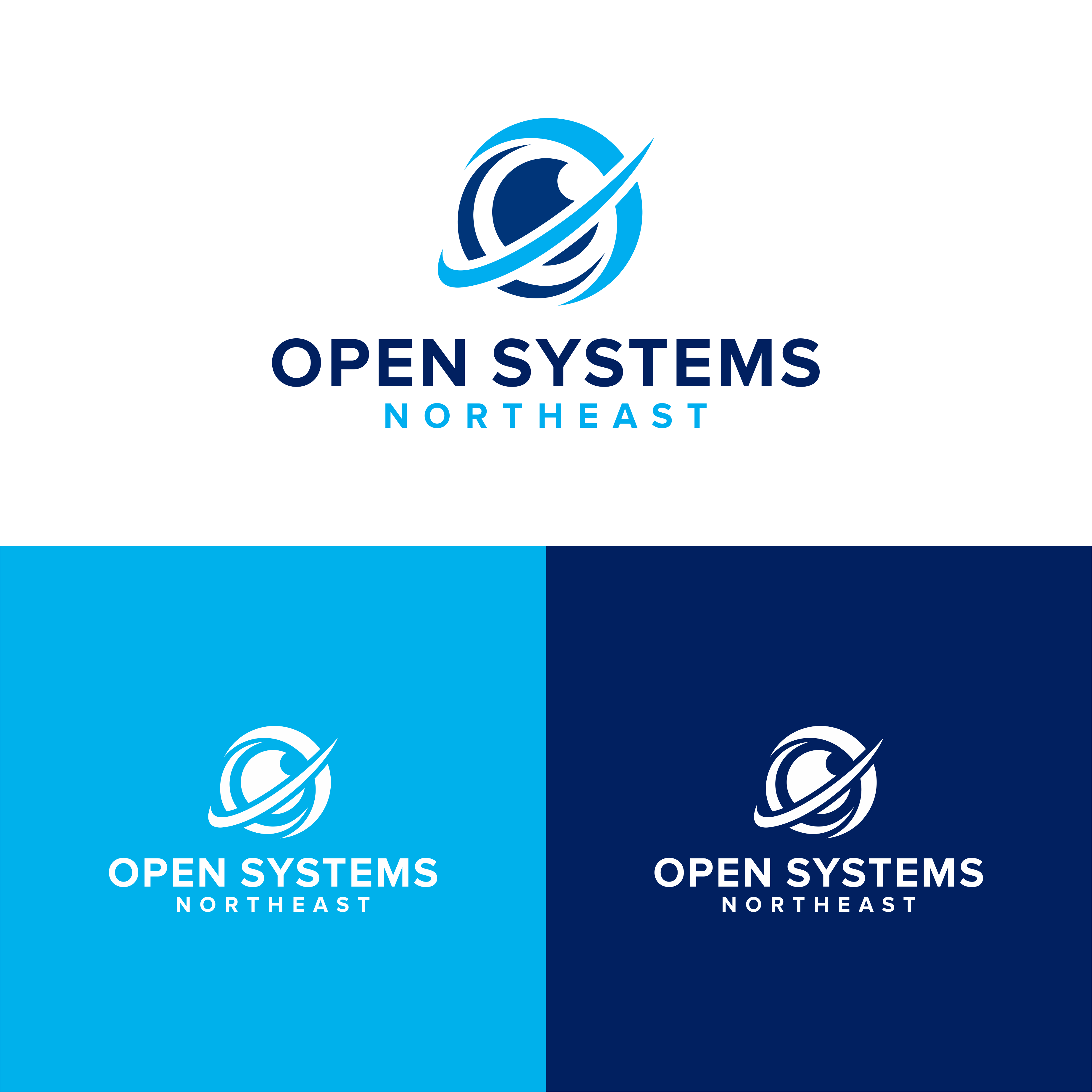 Logo Design by achil78 for Open Systems Northeast, Inc. | Design #30478532