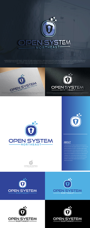 Logo Design by Ayub Zafar for Open Systems Northeast, Inc. | Design: #30490325