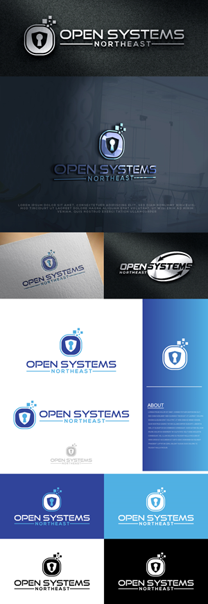 Logo Design by Ayub Zafar for Open Systems Northeast, Inc. | Design: #30491694