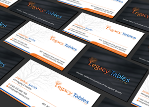 Design de Carte de Visite par Creations Box 2015 pour Legacy Tables, LLC | Design : #30483714