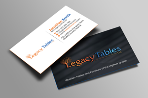 Design de Carte de Visite par Creations Box 2015 pour Legacy Tables, LLC | Design : #30483730