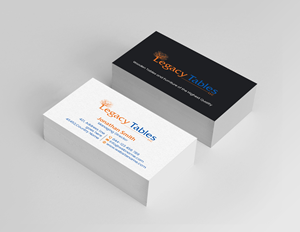 Design de Carte de Visite par Creations Box 2015 pour Legacy Tables, LLC | Design : #30484141
