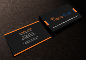 Design de Carte de Visite par Creations Box 2015 pour Legacy Tables, LLC | Design : #30484142