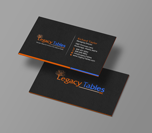 Visitenkarten-Design von chandrayaan.creative für Legacy Tables, LLC | Design: #30482449