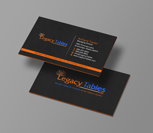 Visitenkarten-Design von chandrayaan.creative für Legacy Tables, LLC | Design: #30482472