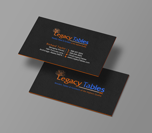 Visitenkarten-Design von chandrayaan.creative für Legacy Tables, LLC | Design: #30482535