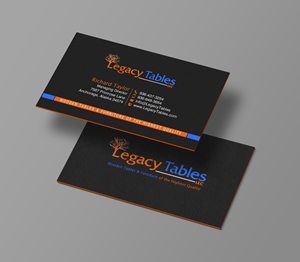 Visitenkarten-Design von chandrayaan.creative für Legacy Tables, LLC | Design: #30482674