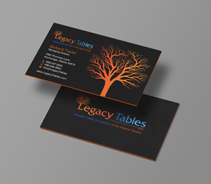 Visitenkarten-Design von chandrayaan.creative für Legacy Tables, LLC | Design: #30491921