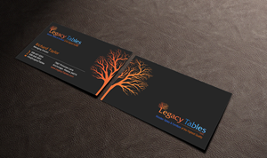 Visitenkarten-Design von chandrayaan.creative für Legacy Tables, LLC | Design: #30492065