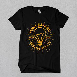 Diseño de Camiseta por Rheanza para Khobak electrical service pty ltd | Diseño: #30507204
