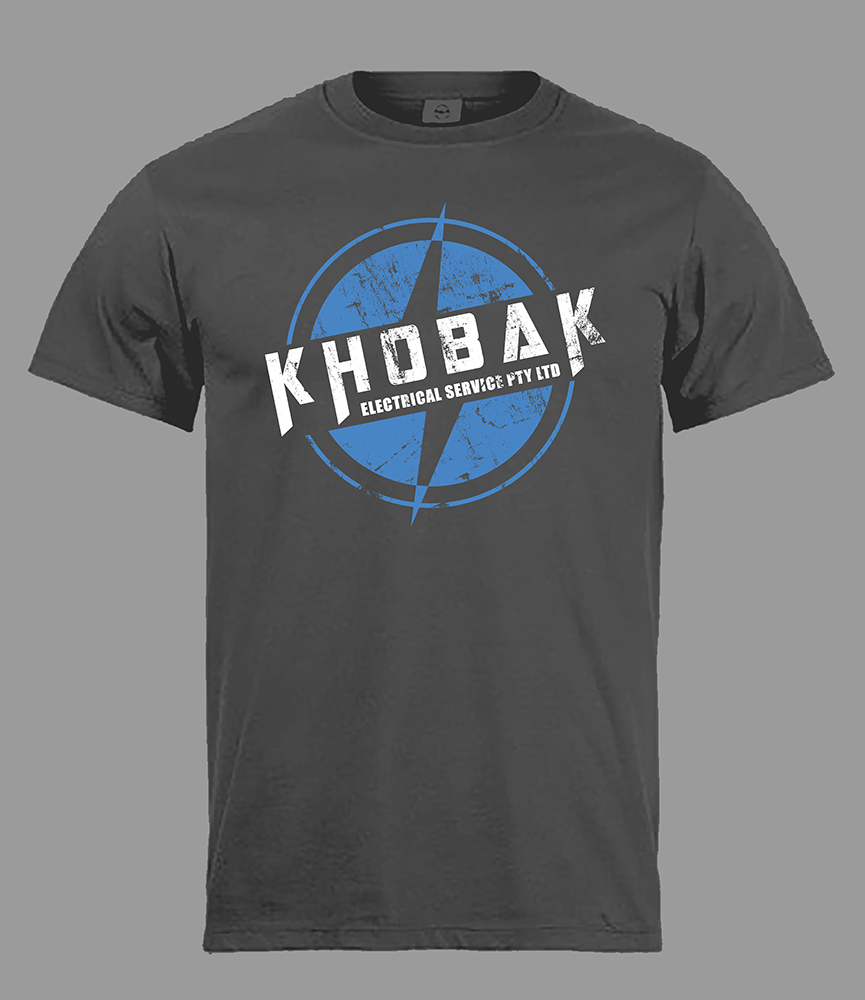 T-shirt Design by Johncina for Khobak electrical service pty ltd | Design #30501540