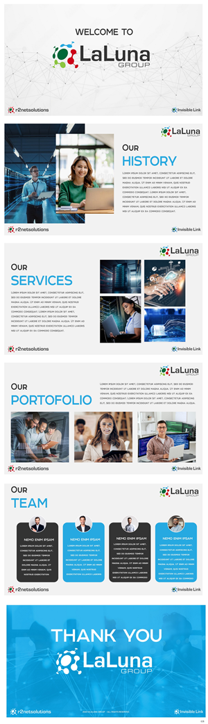 Design de PowerPoint par pb pour r2netsolutions | Design : #30485174