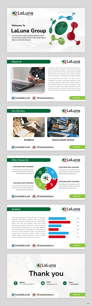 Design de PowerPoint par pb pour r2netsolutions | Design : #30485177