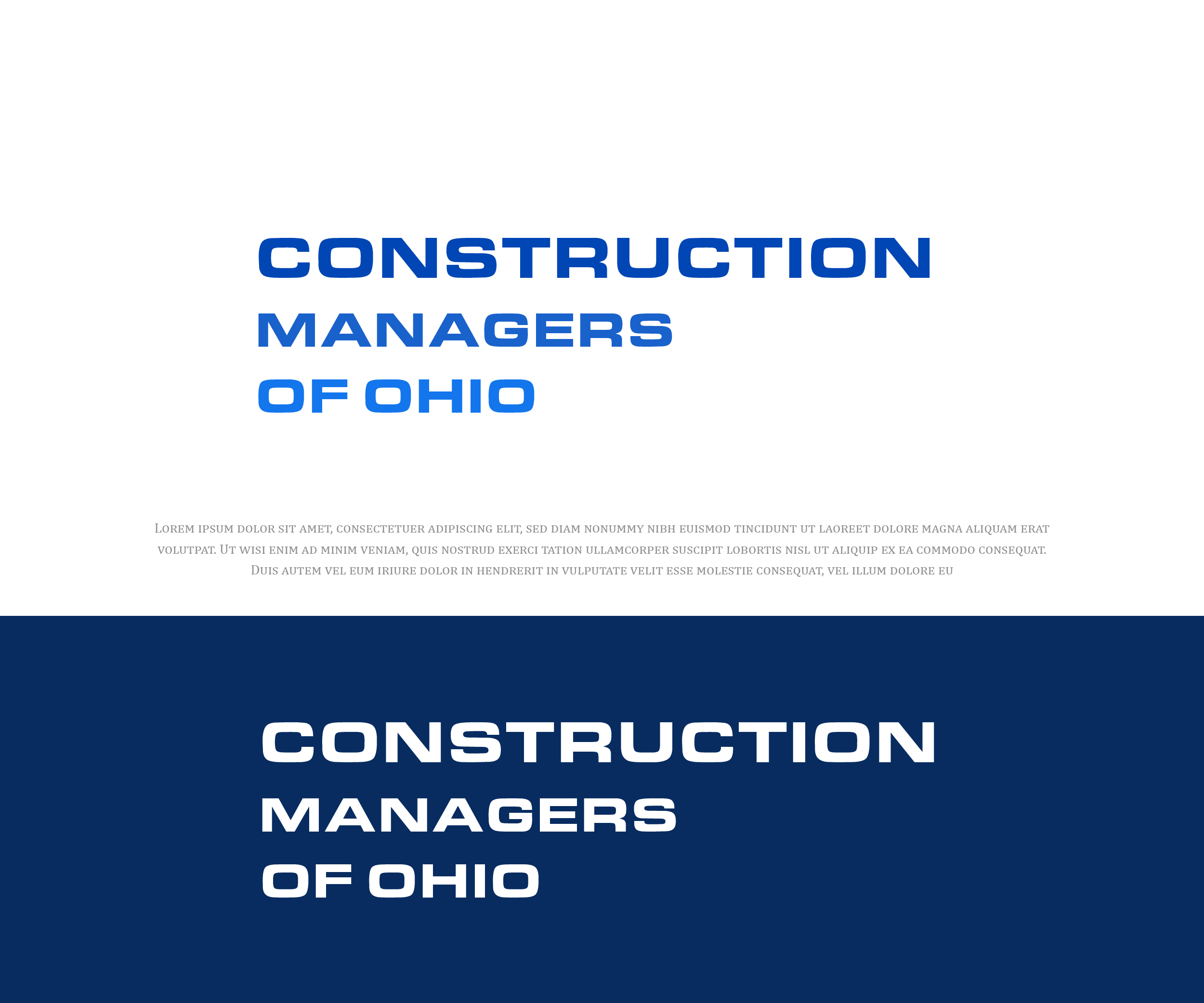 Logo Design by 99 Art.. for Construction Managers of Ohio | Design #30501957