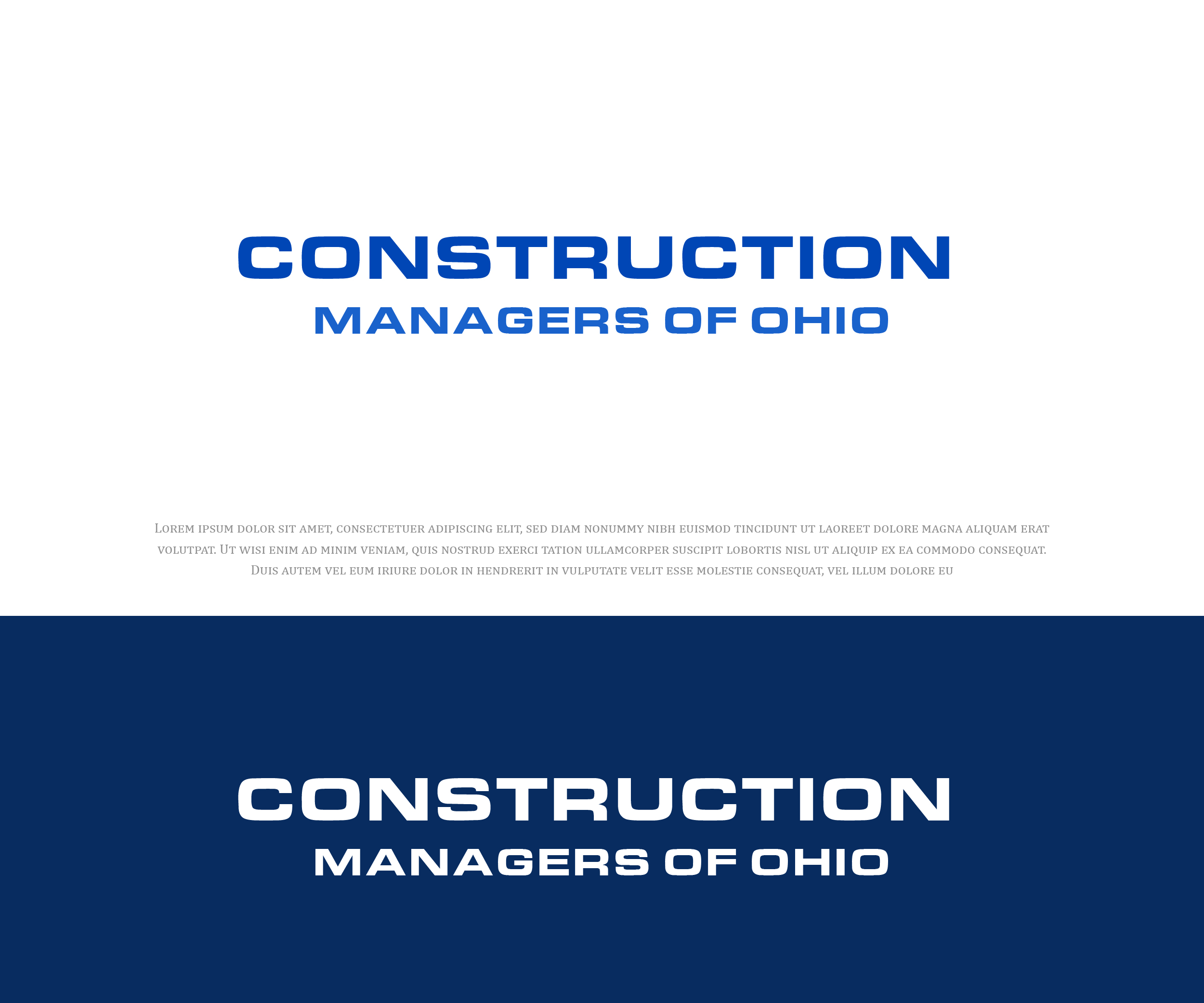 Logo Design by 99 Art.. for Construction Managers of Ohio | Design #30501958