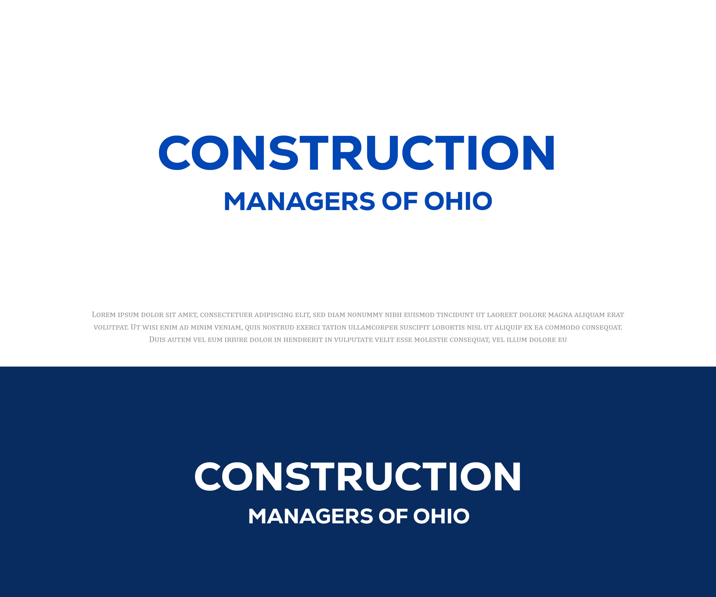 Logo Design by 99 Art.. for Construction Managers of Ohio | Design #30501959